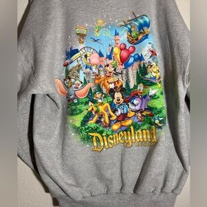 Vintage Disneyland Resort Zip-Up Hoodie Disneyland Resort by Hanes Size XL